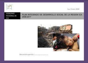 Plan integrado de desarrollo social de la región Ica 2008-2017