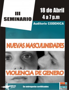 III Seminario de Nuevas Masculinidades y la prevención de la violencia de género
