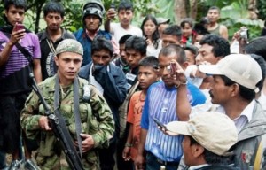 Indígenas que expulsaron al ejército y a la guerrilla piden mediación de la ONU