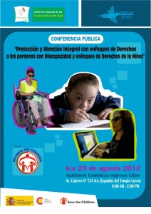 Conferencia Pública: Protección y Atención Integral con enfoques de Derechos a las personas con discapacidad y enfoque de Derecho a la Niñez