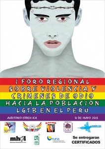 Participa en el Foro violencia y crímenes de odio hacia la población LGTB