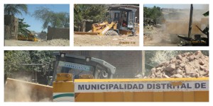 Las irregularidades continúa en el distrito de Subtanjalla, uso de maquinarias de la municipalidad para bien privado