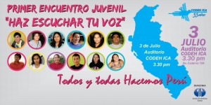«Haz escuchar Tu Voz» dicen los jóvenes de Ica